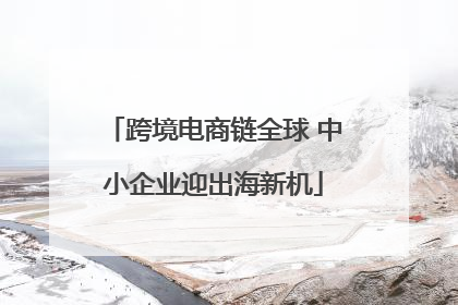 跨境电商链全球 中小企业迎出海新机