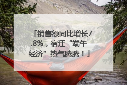 销售额同比增长7.8%，宿迁“端午经济”热气腾腾！