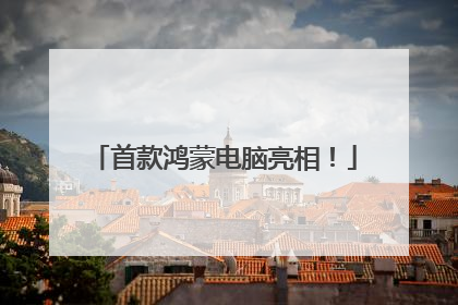 首款鸿蒙电脑亮相！