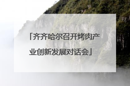 齐齐哈尔召开烤肉产业创新发展对话会