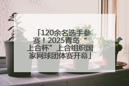 120余名选手参赛！2025青岛“上合杯”上合组织国家网球团体赛开幕