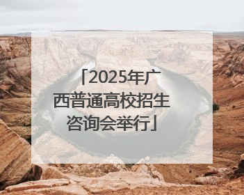 2025年广西普通高校招生咨询会举行