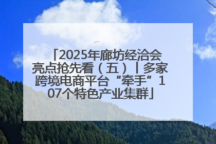 2025年廊坊经洽会亮点抢先看（五）丨多家跨境电商平台“牵手”107个特色产业集群