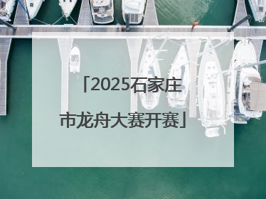 2025石家庄市龙舟大赛开赛