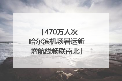 470万人次 哈尔滨机场暑运新增航线畅联南北