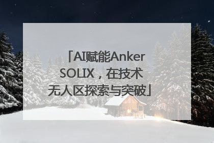 AI赋能Anker SOLIX，在技术无人区探索与突破