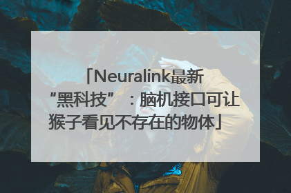 Neuralink最新“黑科技”：脑机接口可让猴子看见不存在的物体